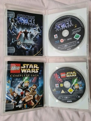 Star Wars: The Force Unleashed & Lego die komplette Saga PS3 Anleitungen PAL UK