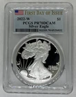 2022-W PCGS PR70 DECAM, FDOI Flag Label, American Silver Eagle. #4832.