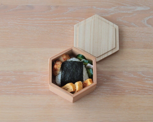 Japanese Cedar Bento Lunch Box/made in Japan/Palm size - Picture 7 of 20
