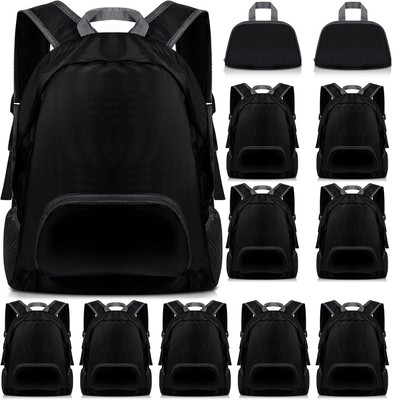 Dunzy 12 Pcs Backpack Bulk 20l Foldable Backpacks Basic Back Packs for... 