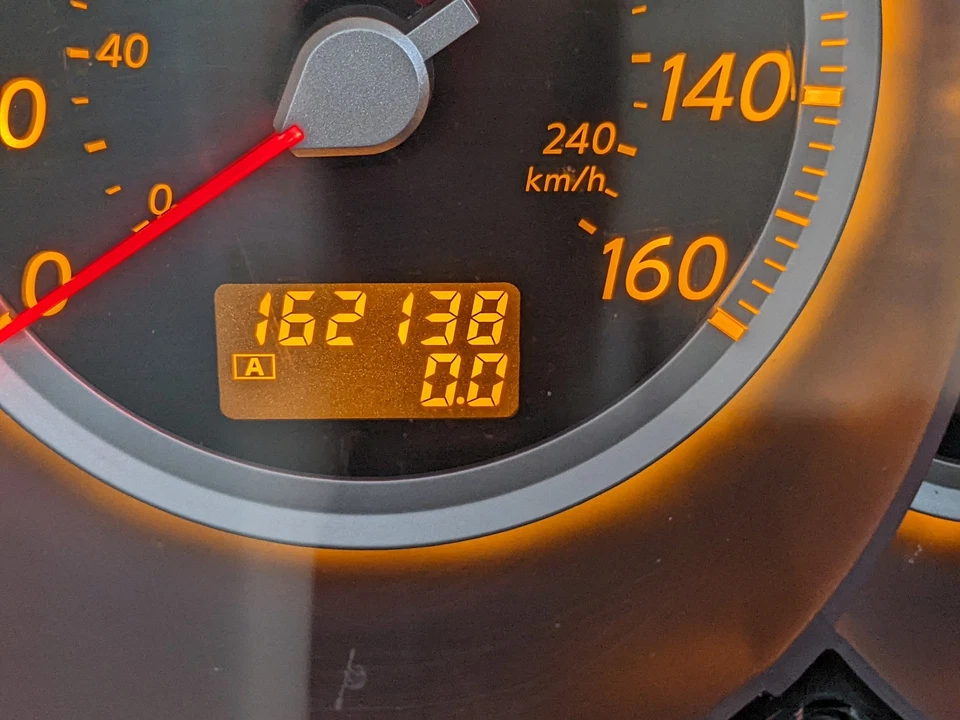 Cuadro de instrumentos velocímetro Infiniti M45 M35 2006-2007 162 k millas B21EJ20A OEM Foto 3 de 4