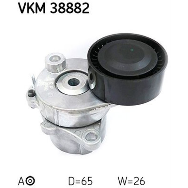 SKF Spannrolle Keilrippenriemen FüR Mercedes-Benz Vito/Mixto Kasten W639 113-image