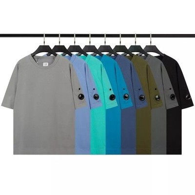 Erwachsene Männer Frauen CP T-Shirts Rund Spiegel Bedruckt Locker Sommer T-Shirts Tops Heiß