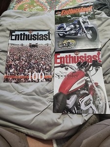 3 HARLEY ENTHUSIAST MAGAZINES