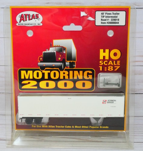 Atlas 20000044, 48' Pines Trainer, TIP Intermodal Services Road #228018, 1/87 HO | Condition: New