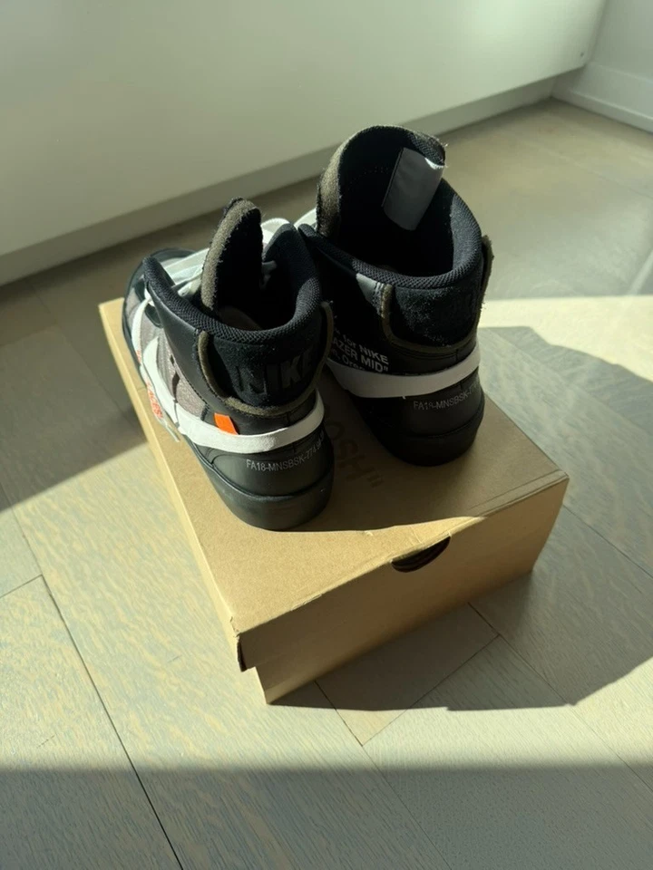 Size 10 - Off-White x Nike Blazer Mid Grim Reapers - Image 3 of 4