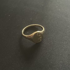 9ct Gold Signet Ring 5.00 Grams Hallmarked Stamp