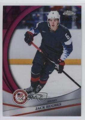 2026 Chrome US Winter Olympic & Paralympic Team Hopefuls 173/250 Jack Hughes 6o3