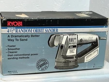 Ryobi RS-115 4-1/2" Random Orbital Sander 2 Amp 11,000 RPM USA Made Tested