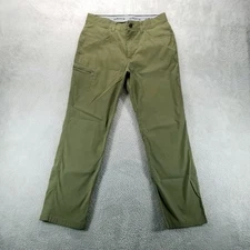 Orvis Pants Mens 34x30 Green Tech Chinos Zip Pocket Nylon Performance Outdoors