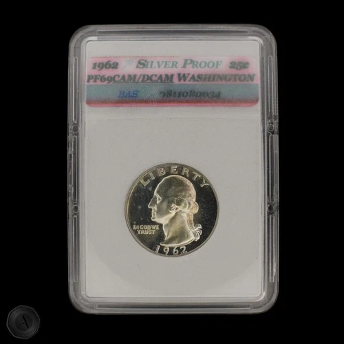 1962 25C Proof Washington Quarter -E244