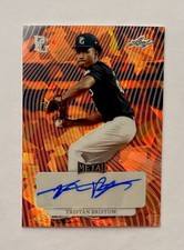 2023 Leaf Perfect Game Tristan Bristow Orange Ice Auto #1/1 Vanderbilt