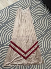 Vintage 70s Vassarette Maxi Slip Dress Size 13 Munsingwear USA Antron Nylon