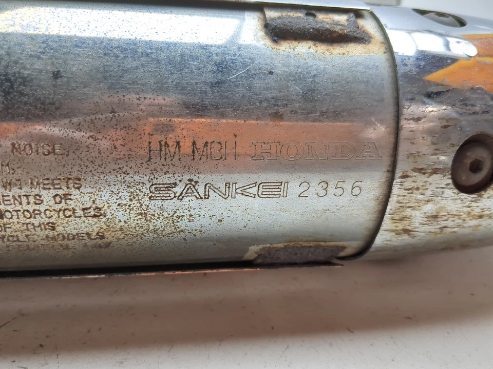 Silenciador de escape Honda Shadow Spirit VT1100C 97-05 lata con tubos Foto 3 de 4