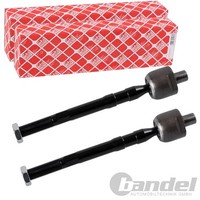 2X febi bilstein Axialgelenke Spurstangen Passend FüR Hyundai I20 Links+Rechts