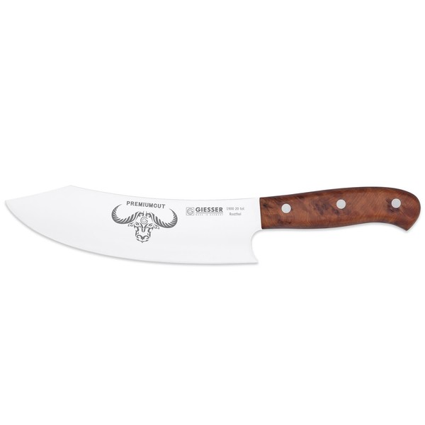 Giesser Kochmesser 20 Cm Premiumcut Chef No1 Breite Klinge Holzgriff 1900S20 Tol-image