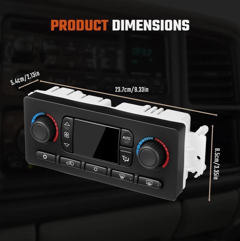 Módulo de control climático de calefacción de CA 599-211XD para Chevy GMC diseño mejorado 03-07🔥 Foto 3 de 4