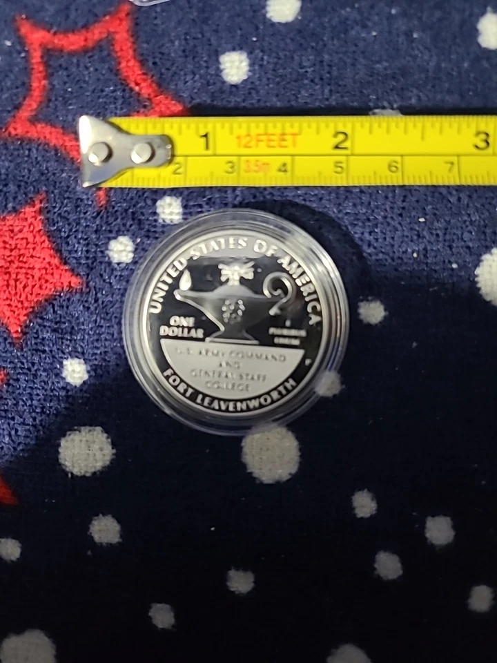 2013-P 5 Star Generals PROOF SILVER DOLLAR in Original Capsule - Image 3 of 4