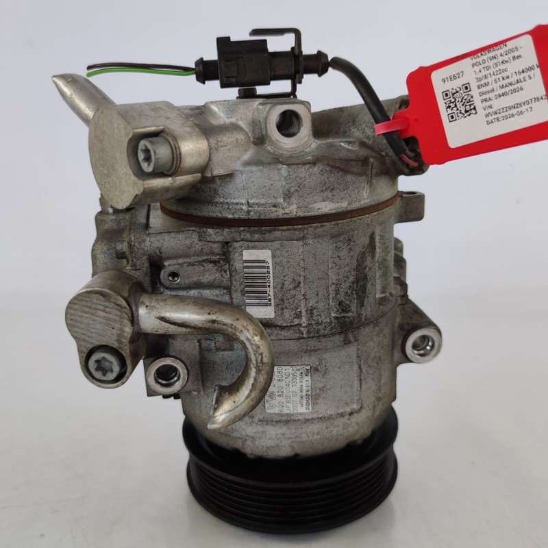 6Q0820808F Compressore a/c SKODA FABIA (6Y) 1.4 16V (74Kw) Ber. 5p/b/1390cc