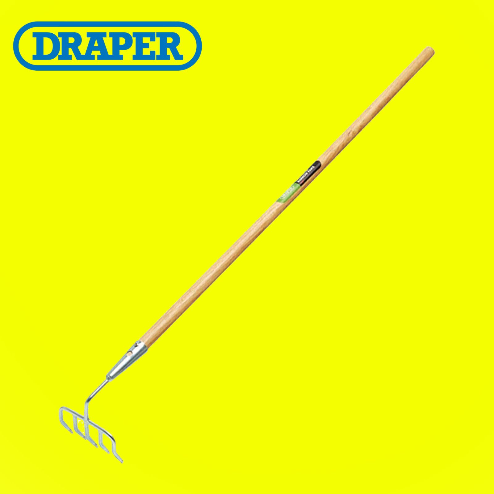 Draper 09985 Long Handled Steel Narrow Rake GSRH Rakes - Image 2