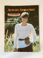 Thorobred Vintage Knitting Pattern Booklet Autumn Selection Womens 80s Jumpers