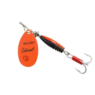 Spinner Colonel Classic Fluo -Rot Gewicht 10g Balzer