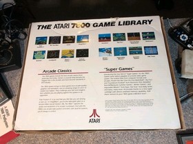Atari 7800 Console With 16 Games In box Tested Defender Shark Attack  Pac Man 
