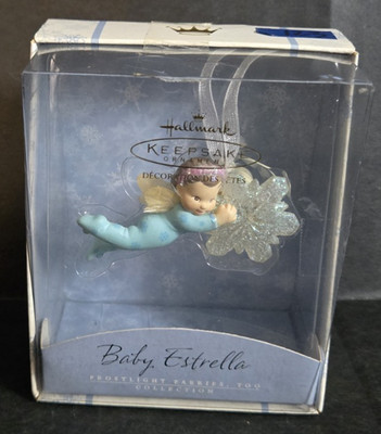 *NEW* Hallmark Frostlight Faeries: Baby Estrella Christmas Ornament in Box