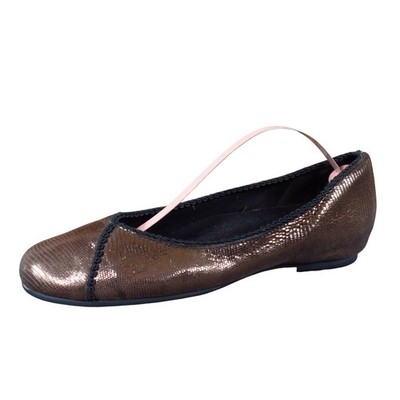 Munro Aurora Women Ballet Flats 6.5 M Professional Work Bronze Metallic Snake