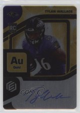 2021 Elements RPS Rookie Steel Signatures Gold 33/79 Tylan Wallace #142 Auto 1b8
