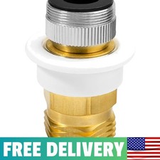 Portable Washer Snap Coupling Adapter - Quality Brass Anti-Leak Faucet Connector