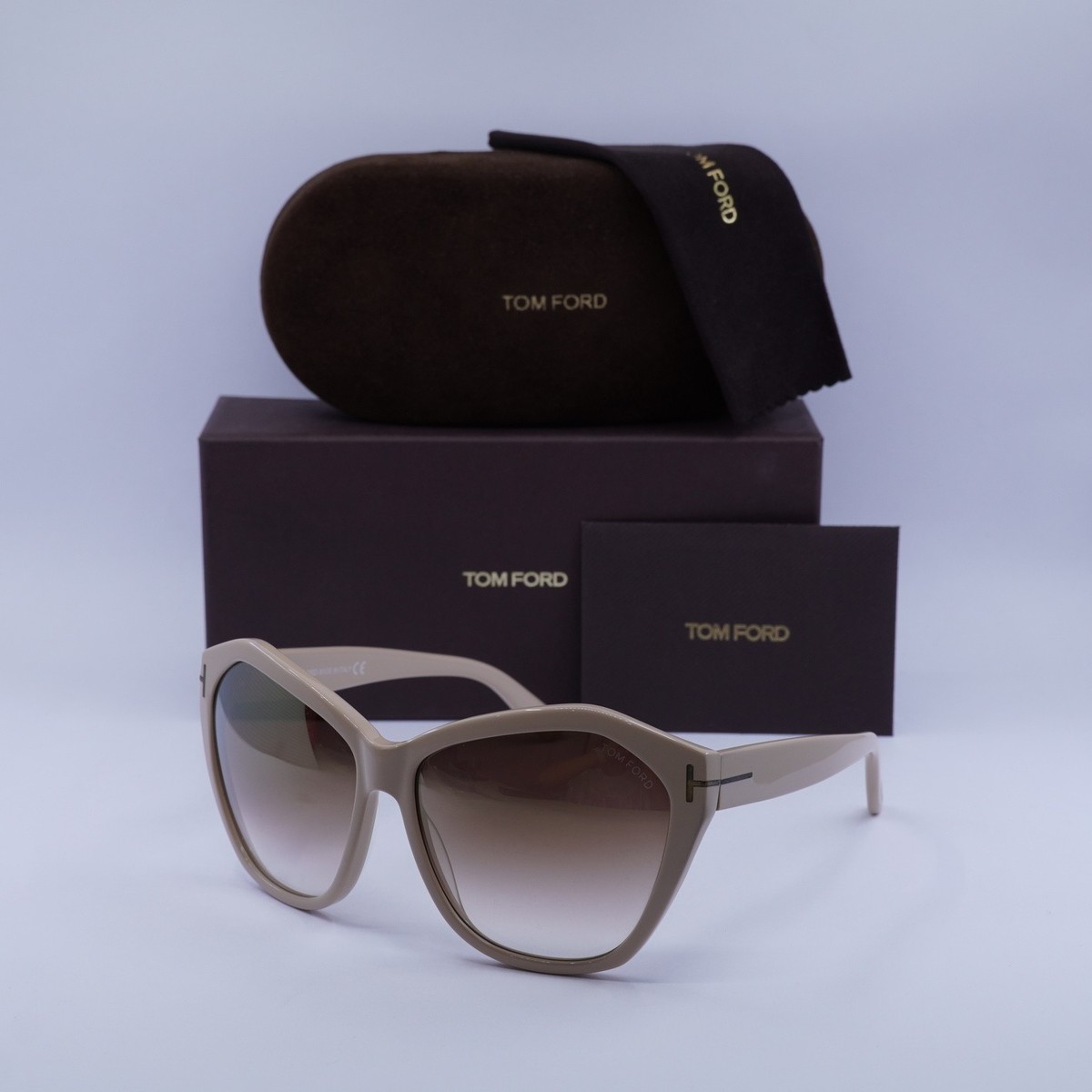 New Tom Ford FT0317 72L Pink Nude/Brown Gradient Mirror 61  display picture 3