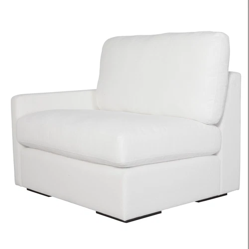 Uttermost Refuge Arctic White Left Arm Facing Sofa - Picture 6 of 6