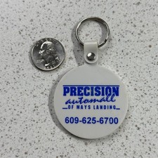 Precision Automall Mays Landing New Jersey Keychain Key Ring Geo Pontiac #53368