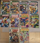 Marvel Comics Job Lot x10 Bronze Age 1977-80 Black Panther Daredevil Luke Cage