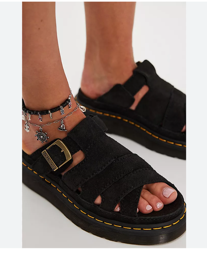 DR. MARTENS MAXXY SLIDE Buttersoft E.H. Suede Leather Sandale Wellmade&Vielseitig - Bild 9 von 24
