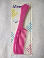 Vintage NOS 1989 Goody USA Unbreakable Super Comb Pink 448/2 NEW IN PACKAGE