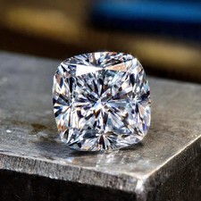 Certified 1 Ct Cushion Cut Lab Grown Diamond D Color VVS1 Loose Stone