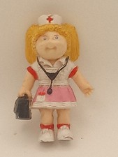 vtg 1984 Cabbage Patch Kid figurine PVC girl nurse PA Red Cross 2.5"