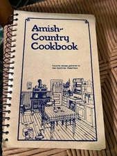 1979 AMISH-COUNTRY COOKBOOK DAS DUTCHMAN ESSENHAUS SPIRAL BOUND MILLER