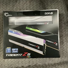 New G.Skill Trident Z5 RGB Series DDR5 Ram, 2 X 16GB (total 32GB) XMP 3.0 Ready