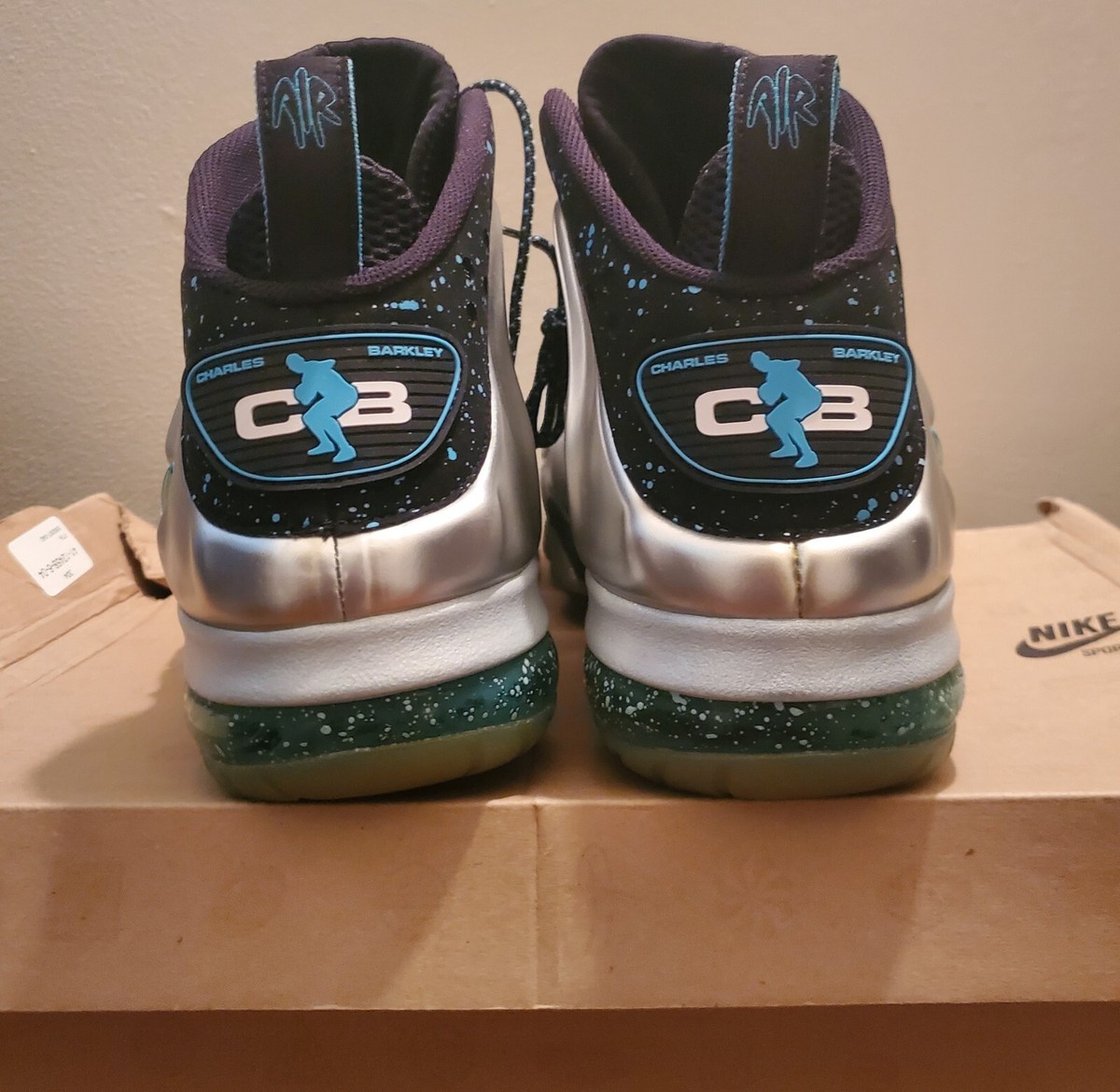 barkley posite max metallic silver gamma blue