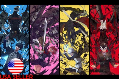Persona 5 Video Game 36 X 24 Large Wall Poster Print Fan Art Anime 01 Ebay