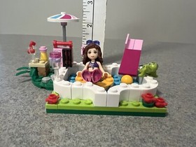 2015 LEGO FRIENDS SET# 41090-OLIVIA'S GARDEN POOL 82Pcs 1FIG INSTRUCTIONS NO BOX