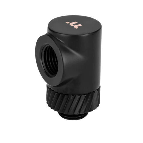 Thermaltake PACIFIC SF 90deg Adapter/Connector, CL-W396-CU00MK-A (Matte Black) - Picture 1 of 3