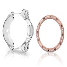 For Samsung Gear S3 Classic SM-R775T Soft TPU Case Diamond Bezel Ring Cover NEW