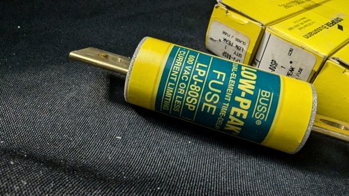 Bussmann LPJ-80SP Low-Peak Dual-Element Time Delay Fuse Set Of 3 - Picture 3 of 4