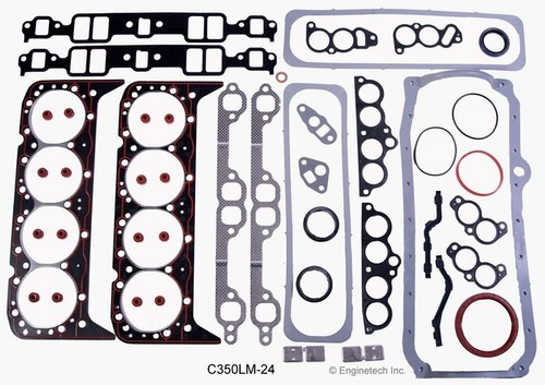 C350LM-24 Chevrolet 350 1986-95 Full Engine Gasket Kit GM 2601268 2601269 K10