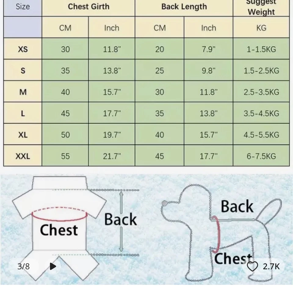 Pet Dog Clothes Hoodies Warm Sweater Jacket Clothing - Image 3 of 4