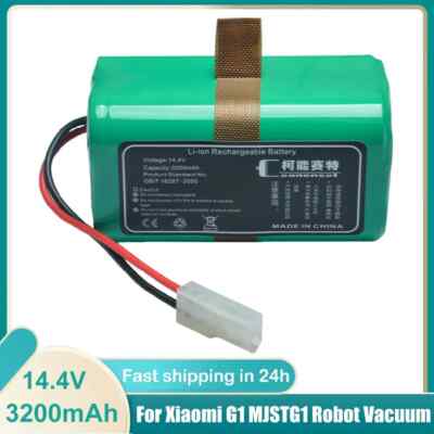 Battery For XIOMI Mi Robot Vacuum-Mop Essential G1 MJSTG1, SKV4136GL 3200mAh